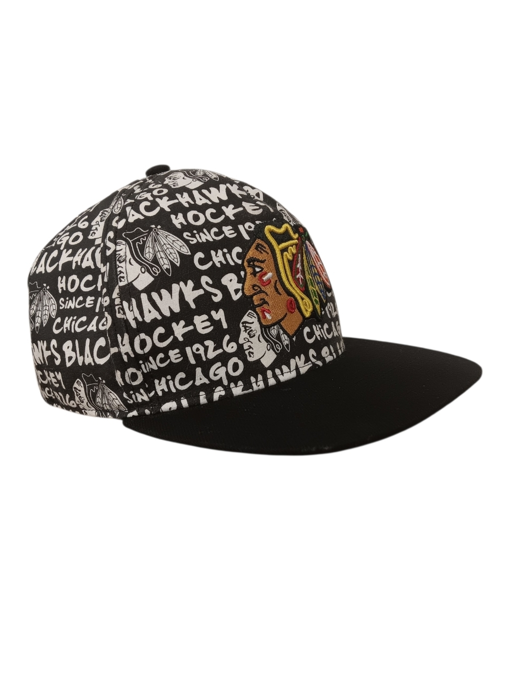 47 Brand Chicago Blackhawks NHL Script Allover Snapback Cap